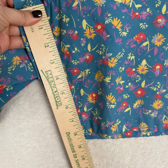 BONOBOS Mens Riviera Navy Sketch Floral Swim Trunks Shorts 9 Inch Inseam Size L - Picture 5 of 9